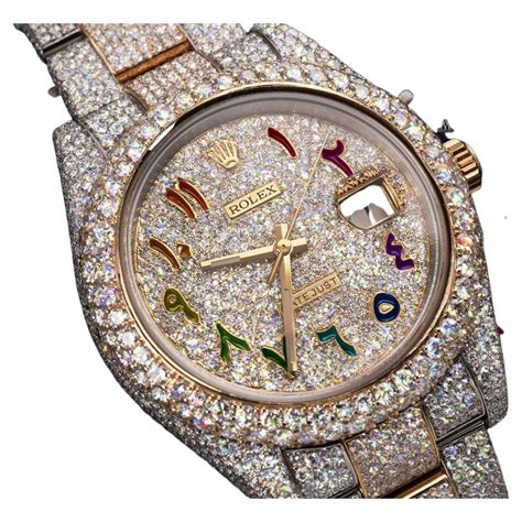 rolex iced out arabic price.